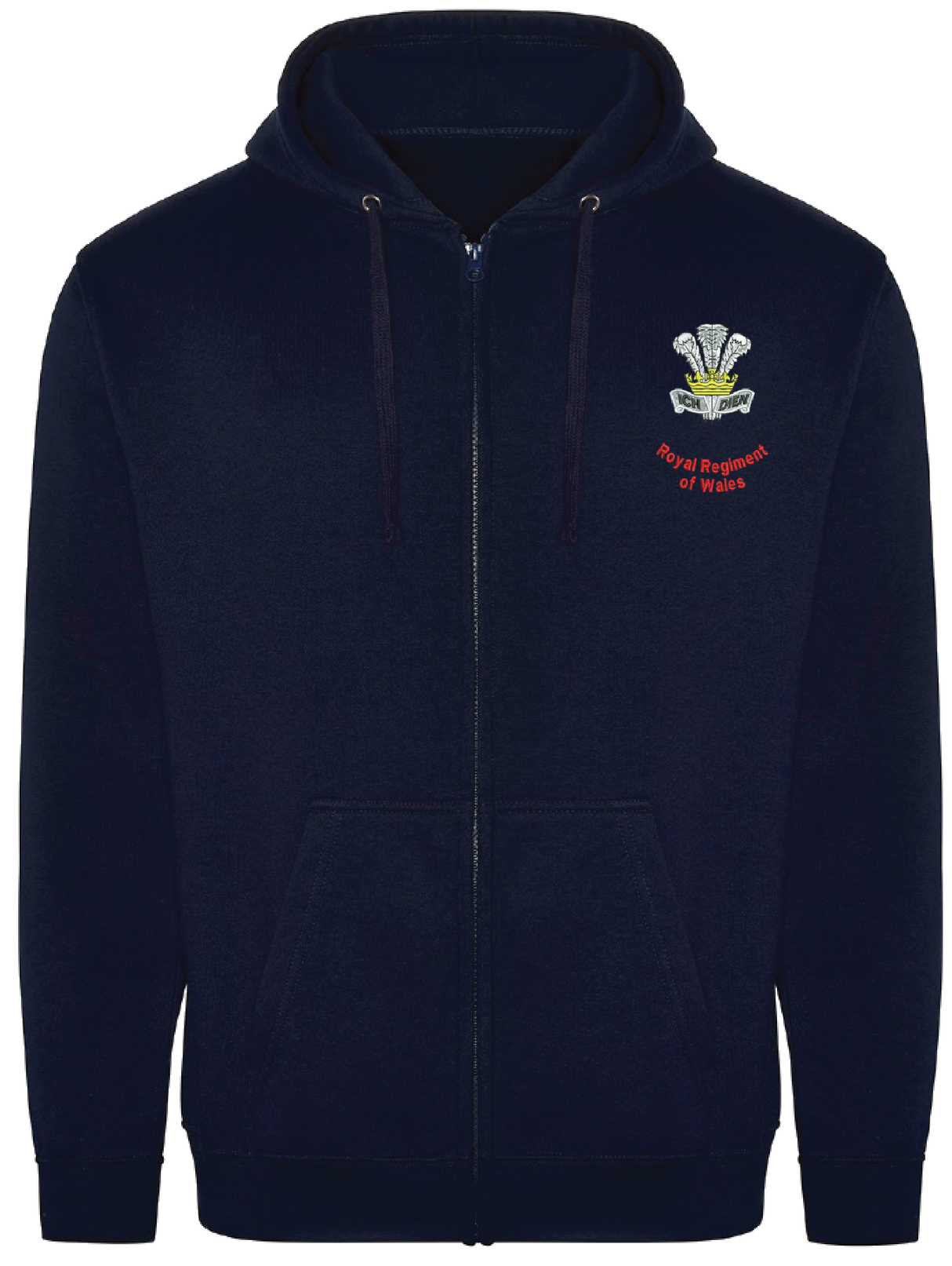 Royal Regiment of Wales Zipped Hoodie