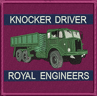 Knocker Driver Embroidered Badge