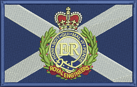 Scottish RE Embroidered Badge