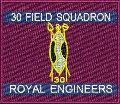 30 Fld Sqn Embroidered Badge