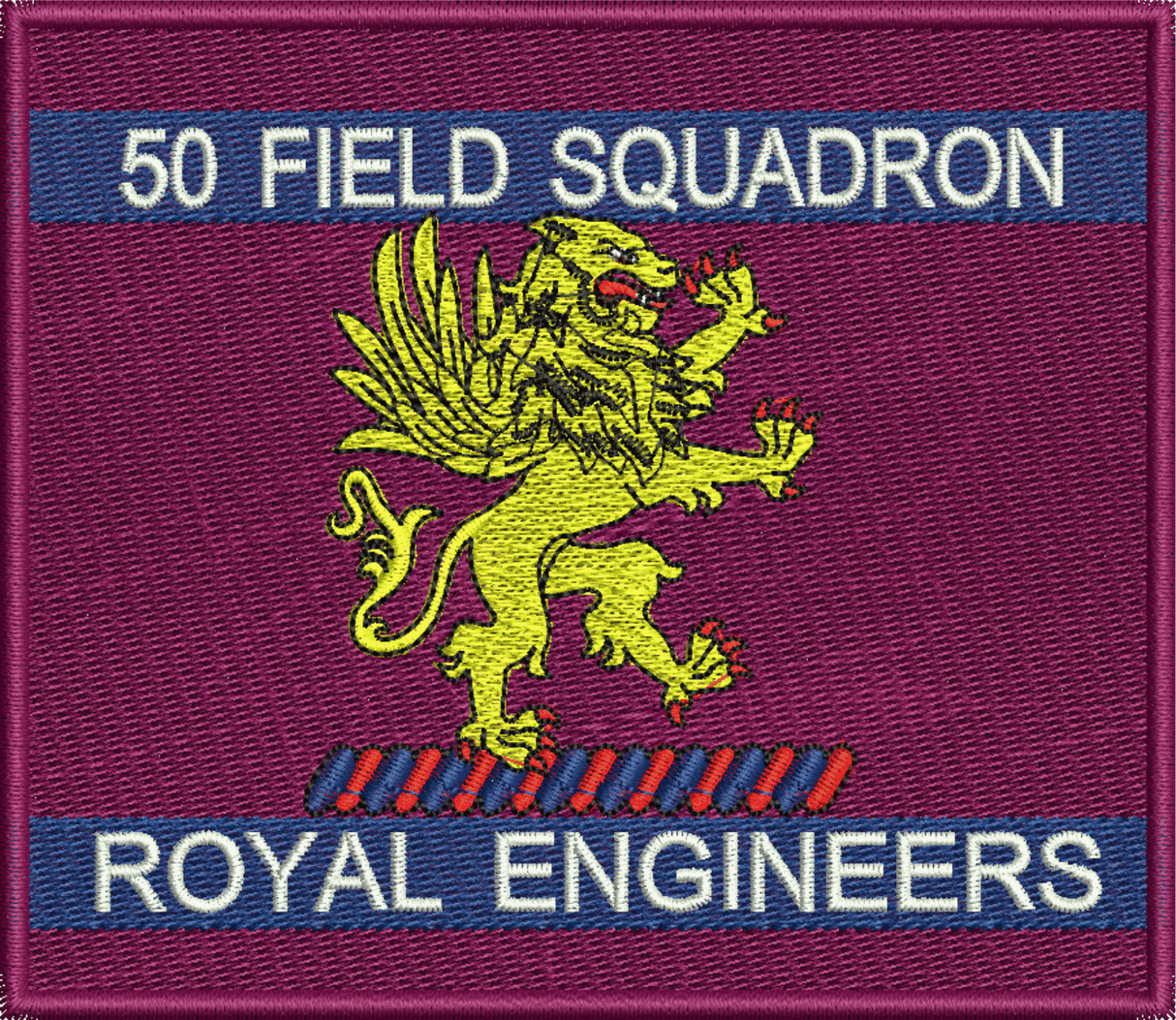 50 Fld Sqn Embroidered Badge