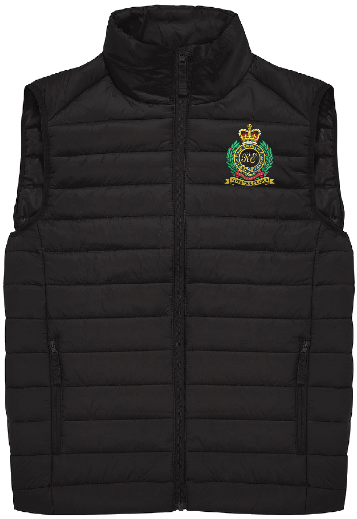 The Royal Engineers Liverpool Branch Padded Gilet