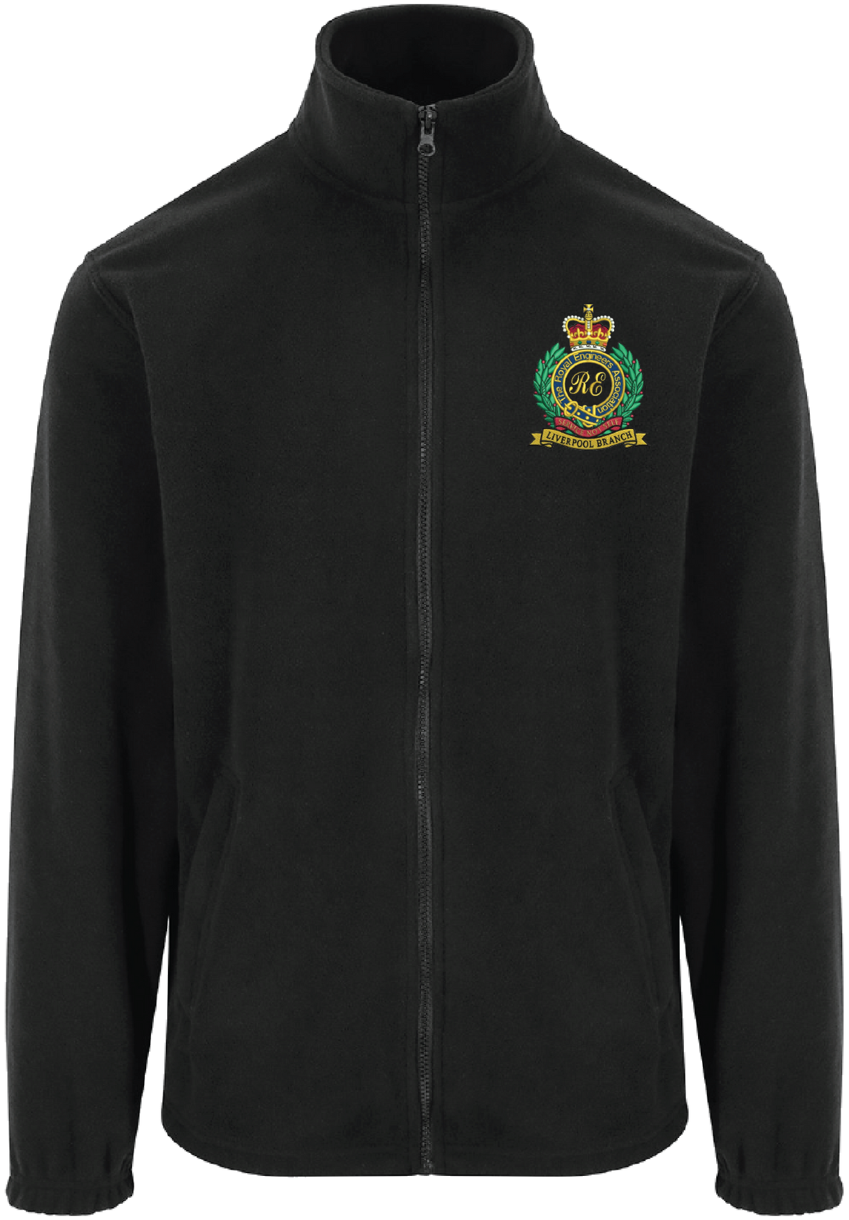 The Royal Engineers Liverpool Branch Zipped Fleece
