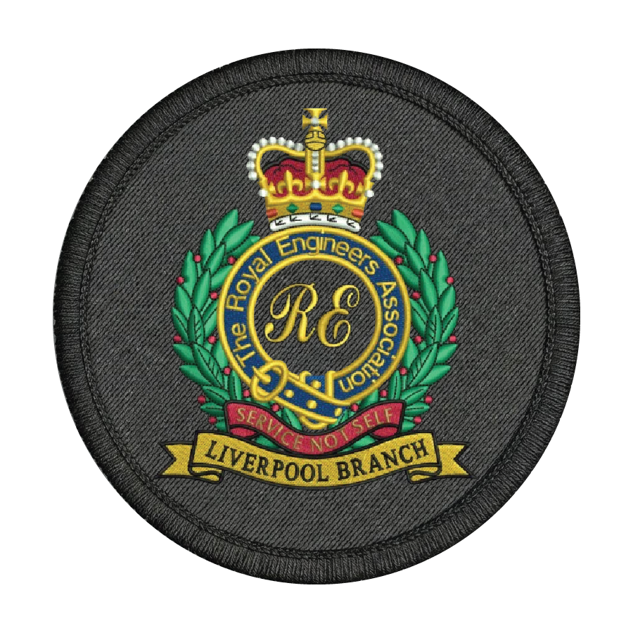 The Royal Engineers Liverpool Branch Patch