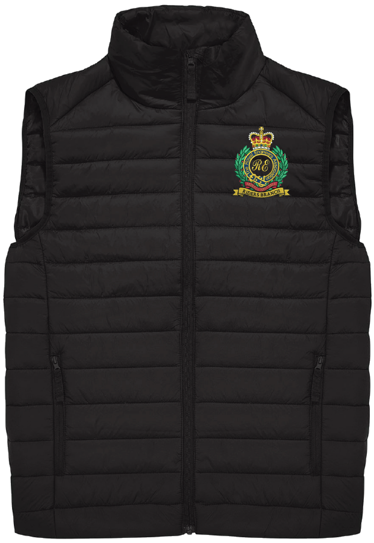 The Royal Engineers Riders Branch Padded Gilet