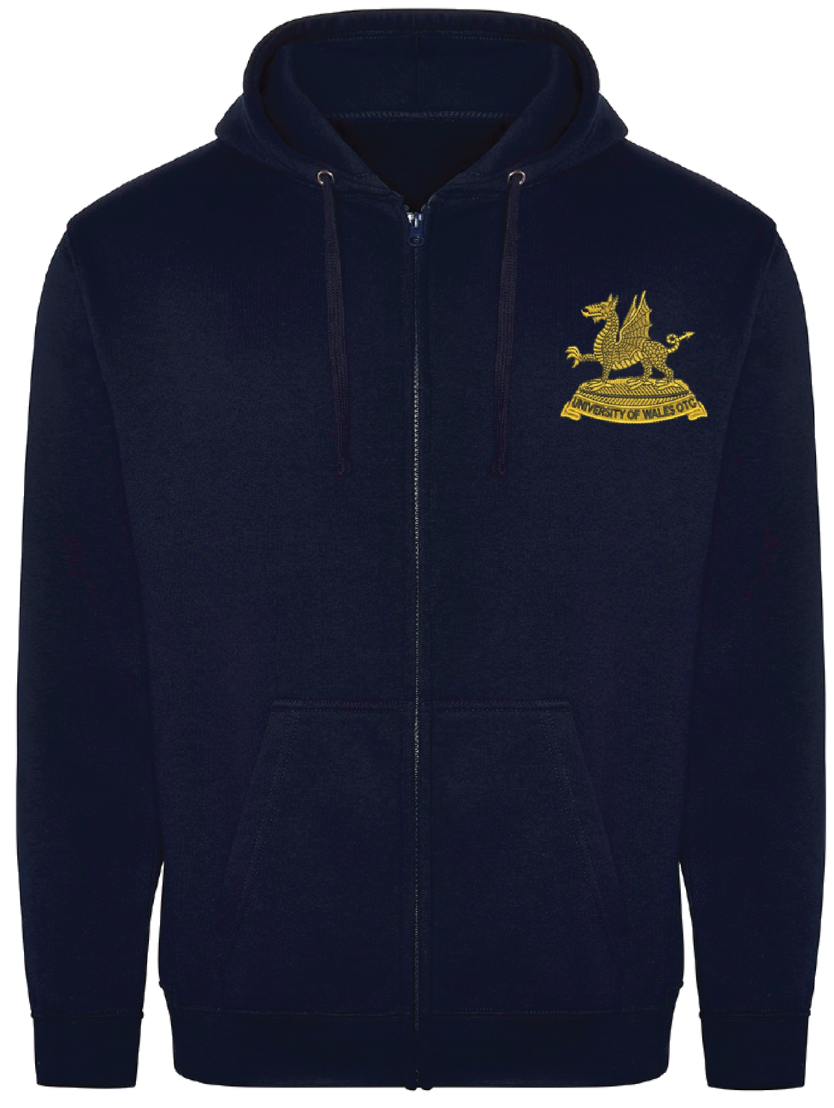 Wales Universities Officers' Training Corps Zipped Hoodie