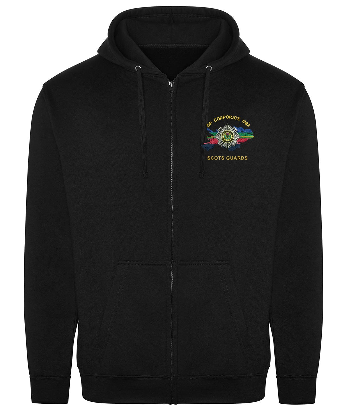 Op Corporate Scots Guards Zipped Hoodie