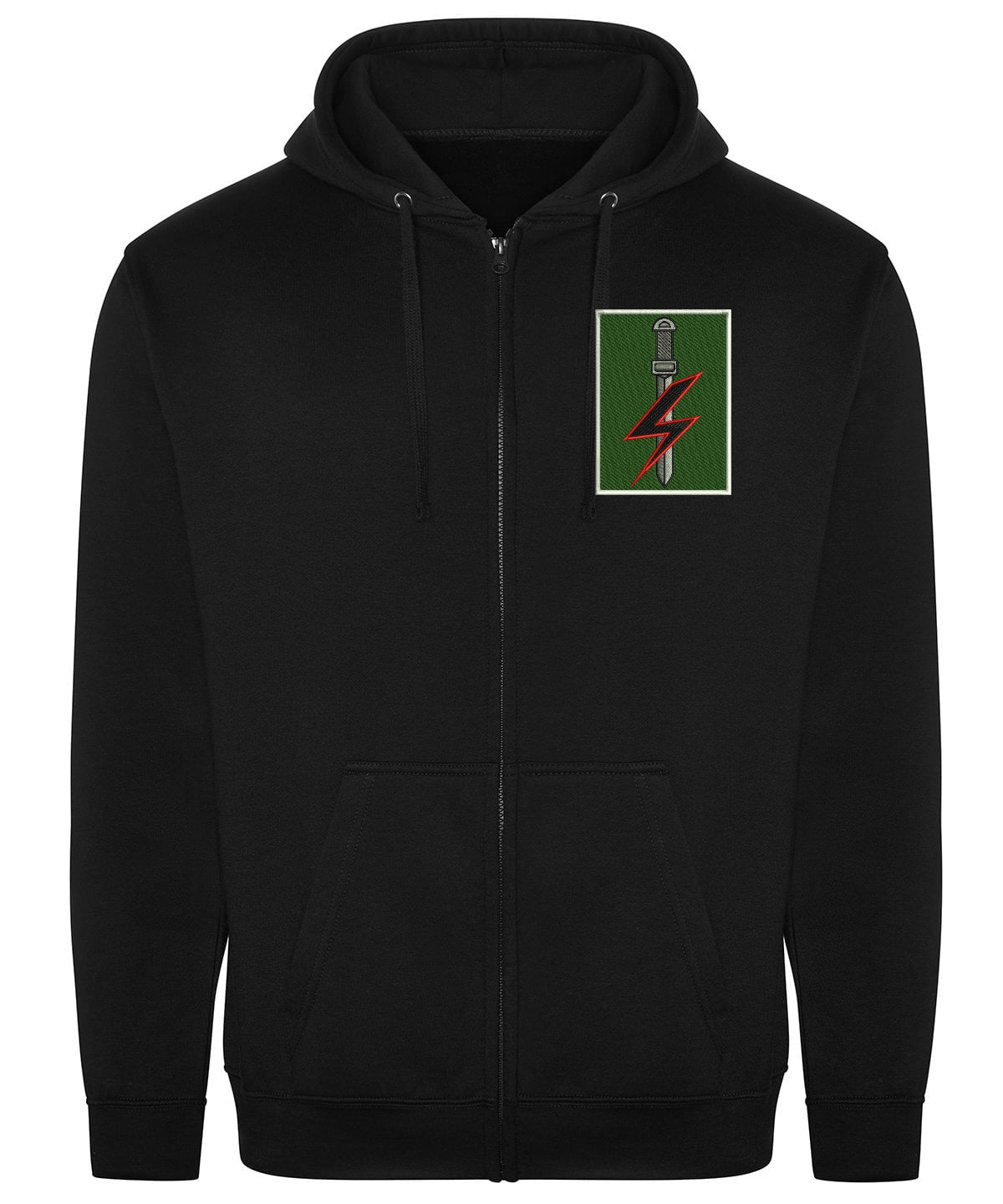 Special Forces Support Group Zipped Hoodie