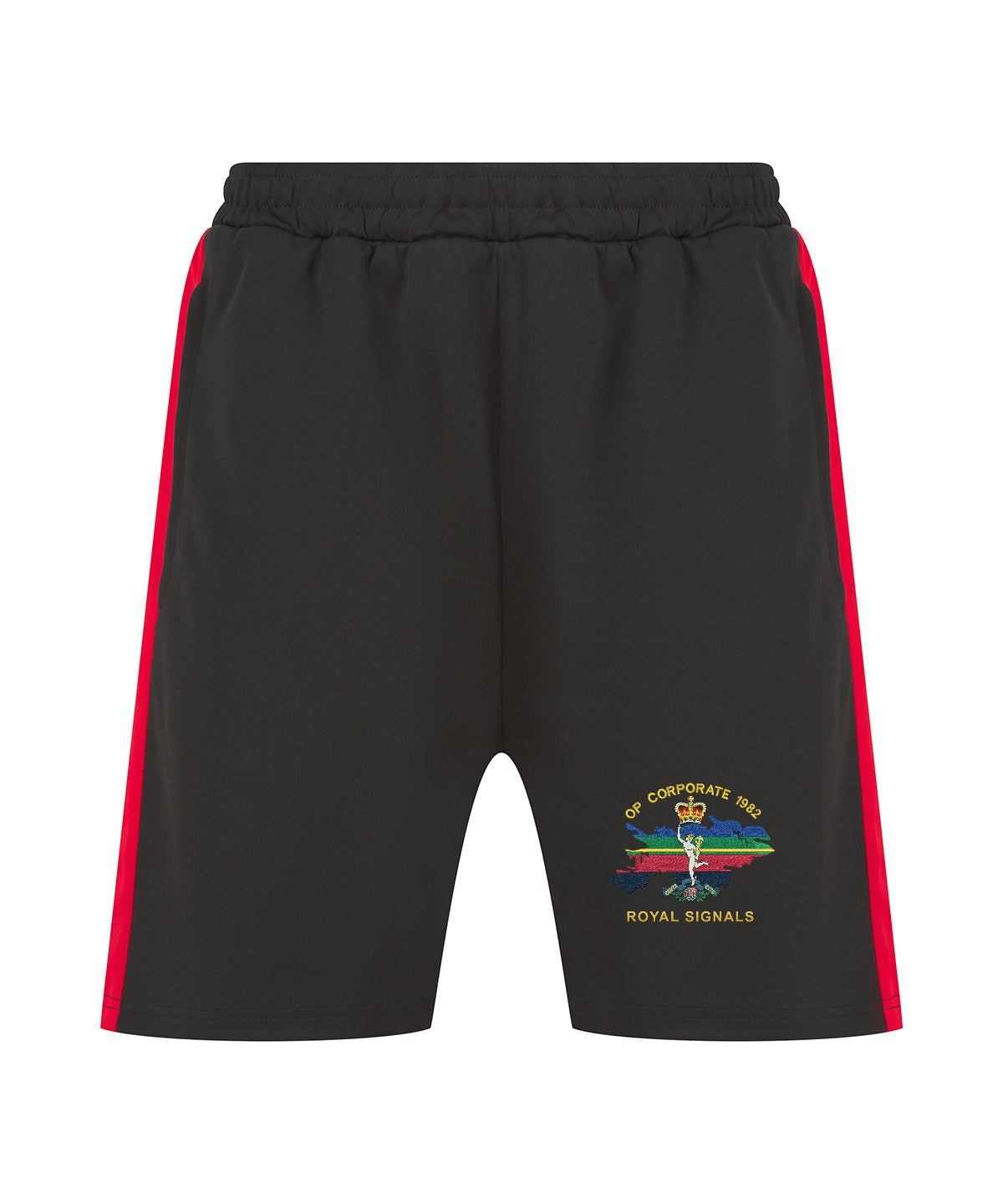 Op Corporate Royal Signals Shorts black and red