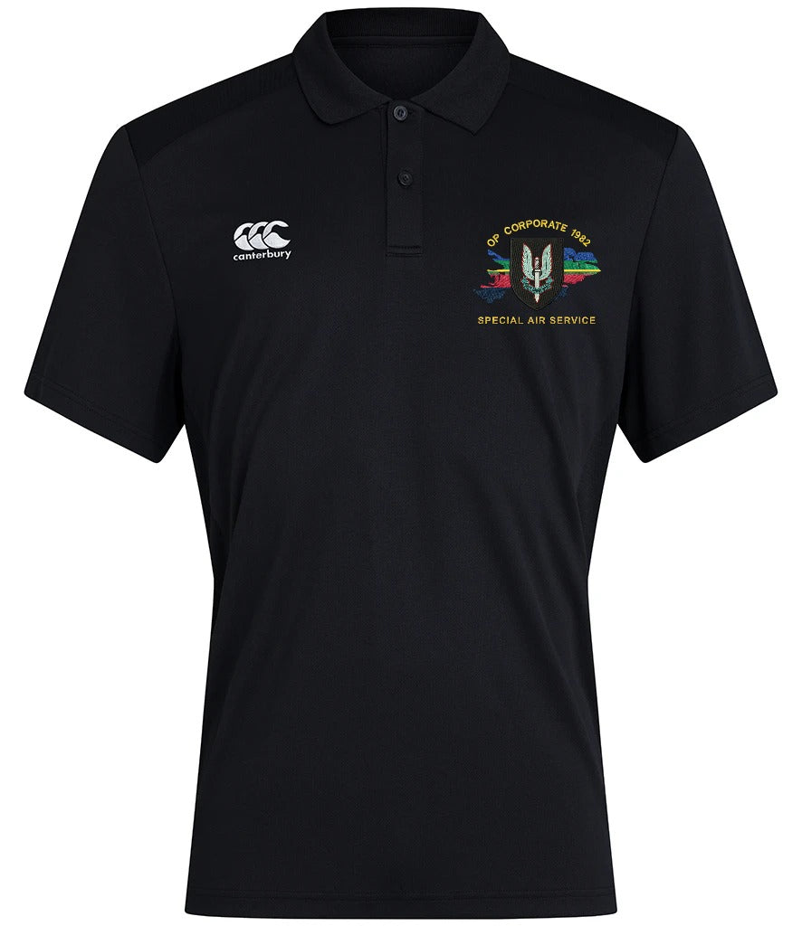 Op Corporate Special Air Service Canterbury polo in Black