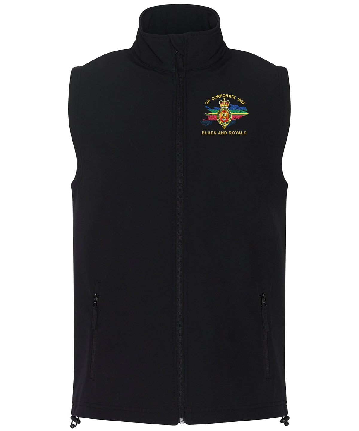 Op Corporate Blues and Royals Gilet