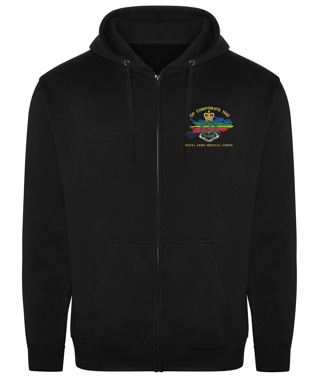 Op Corporate Royal Army Medical Corps Zipped Hoodie
