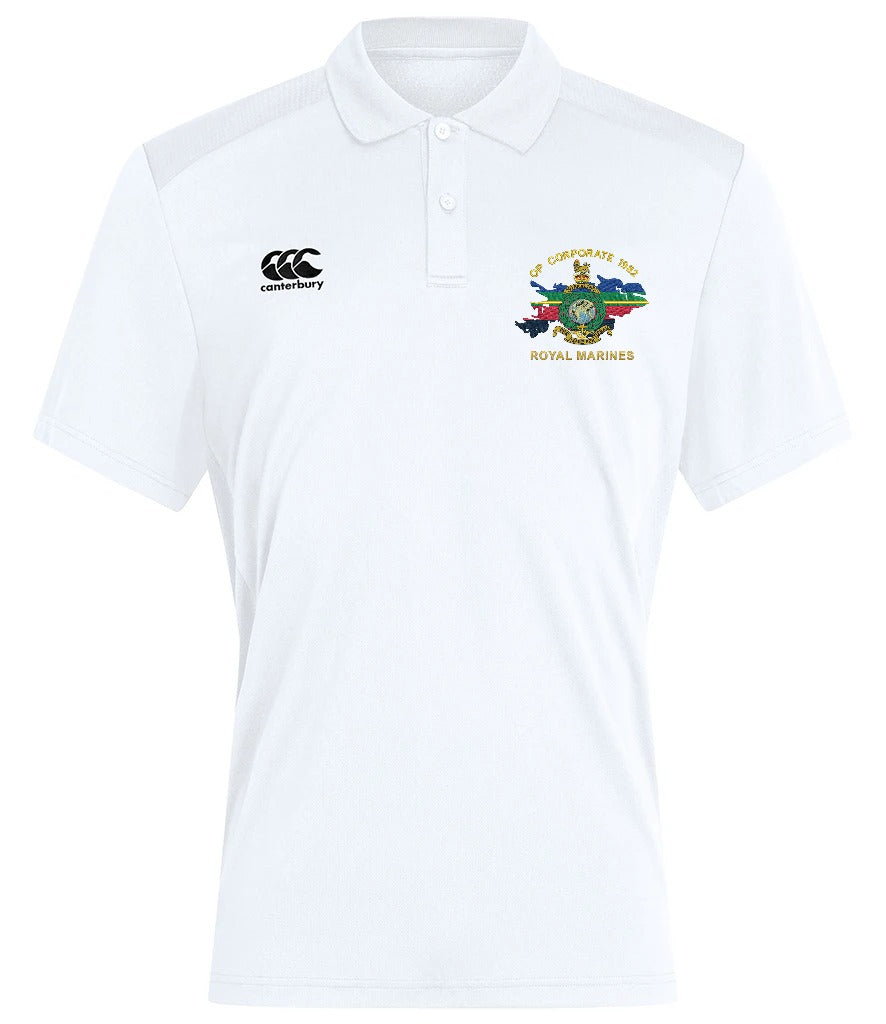 Op Corporate Royal Marines Canterbury polo in White