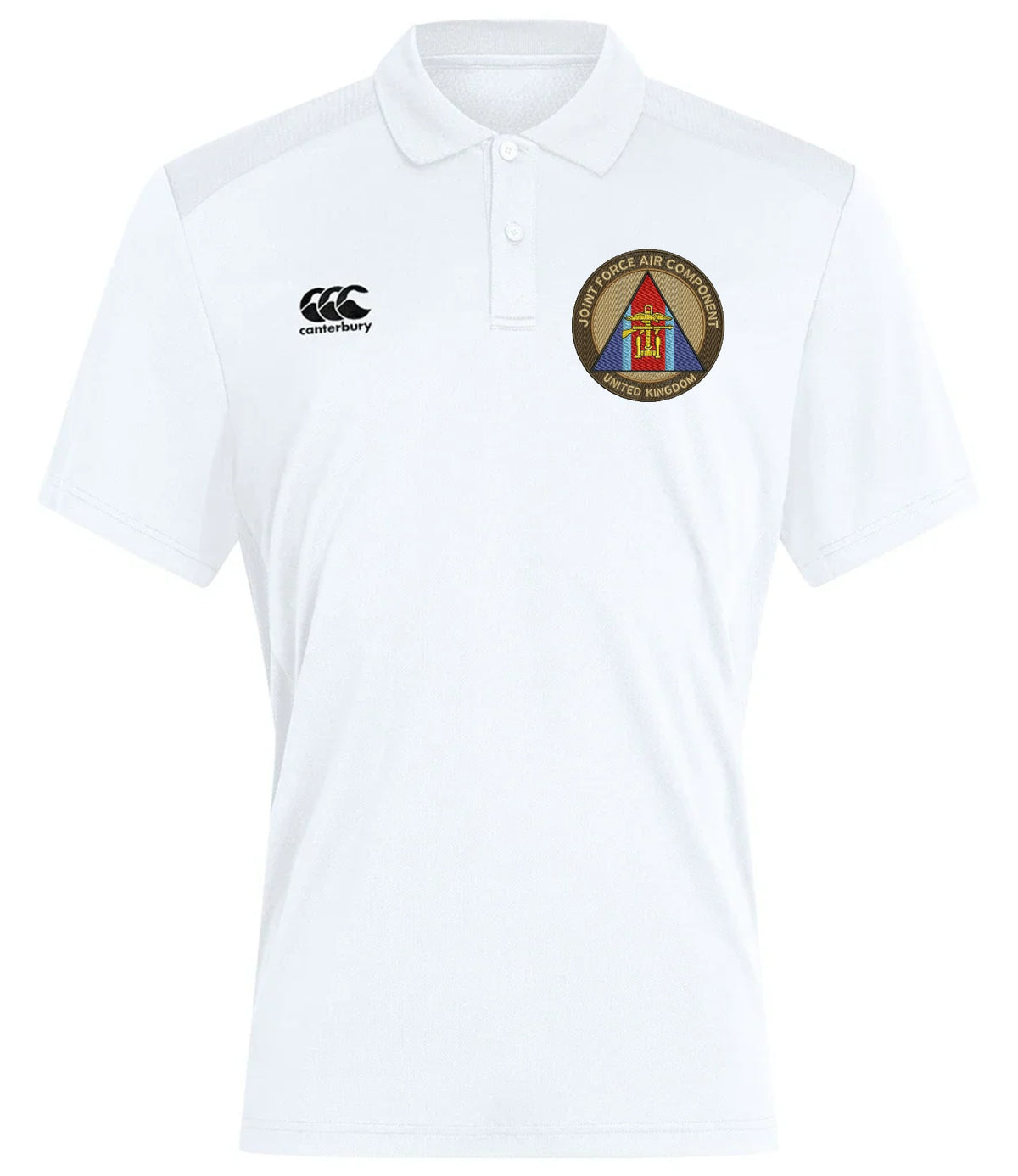 Joint Force Air Component Canterbury Club Dry Polo White
