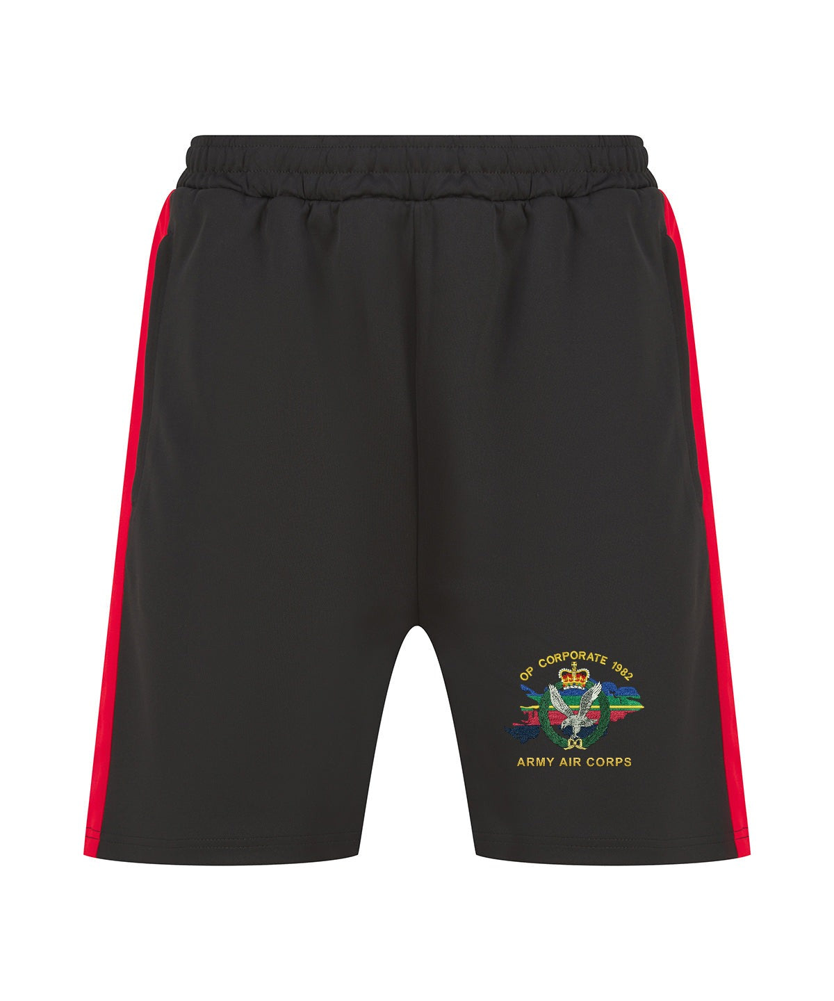 Op Corporate Army Air Corps Shorts black and red