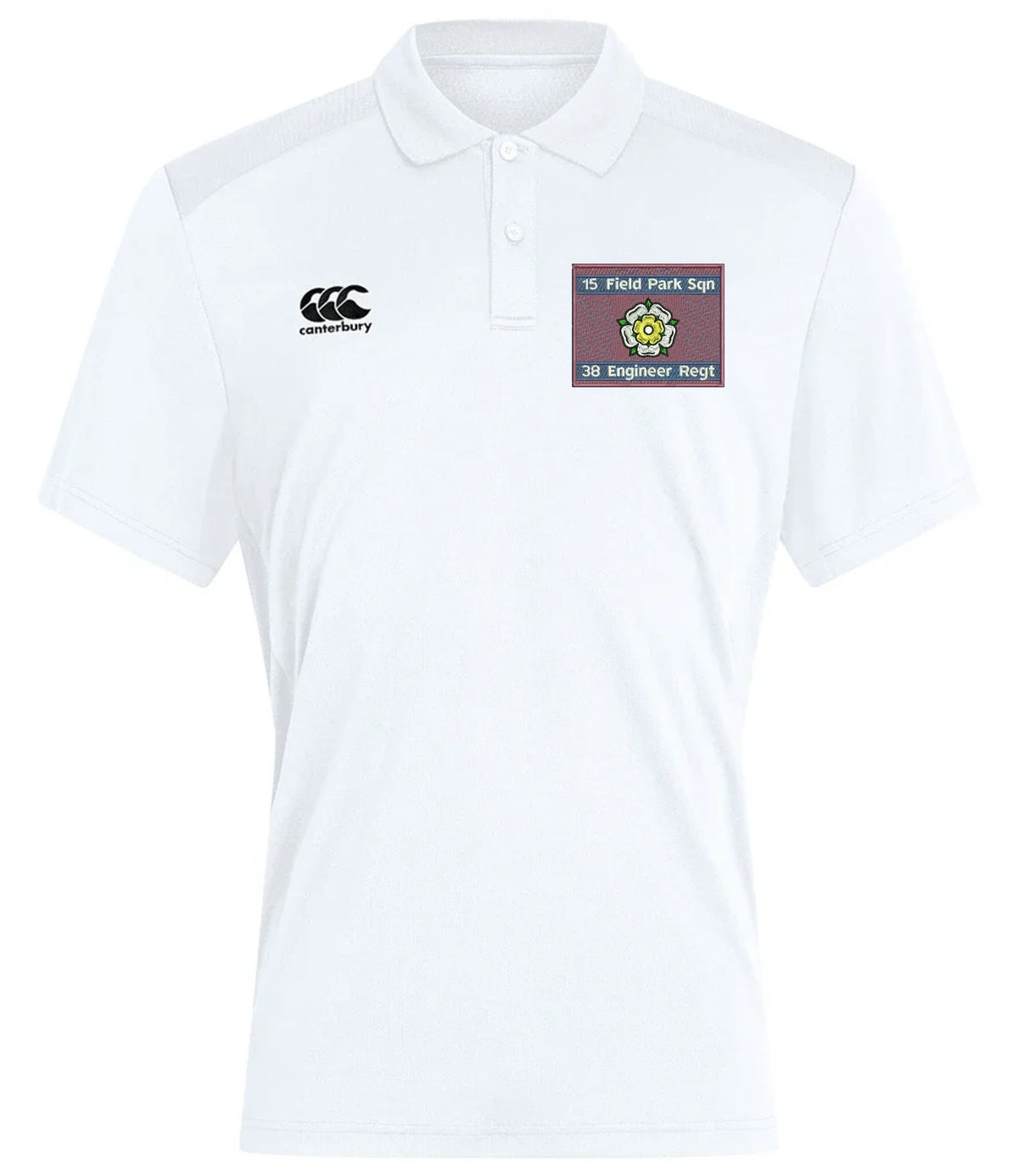 15 Field Park Squadron Canterbury Club Dry Polo White