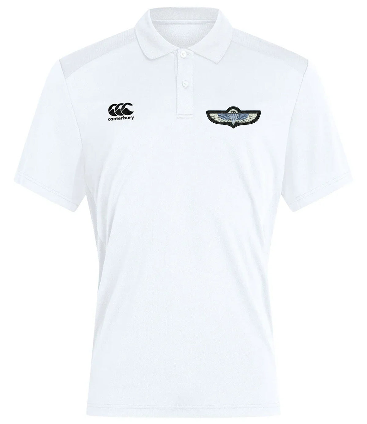 SAS Parachute Wings Canterbury Club Dry Polo White