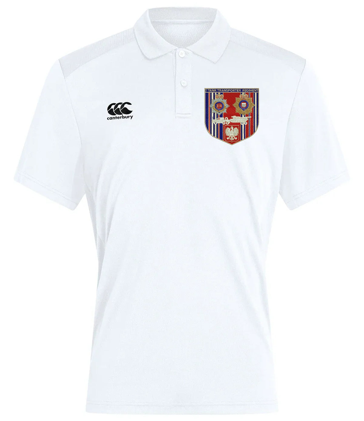 7 Tank Transporter Regiment Canterbury Club Dry Polo White