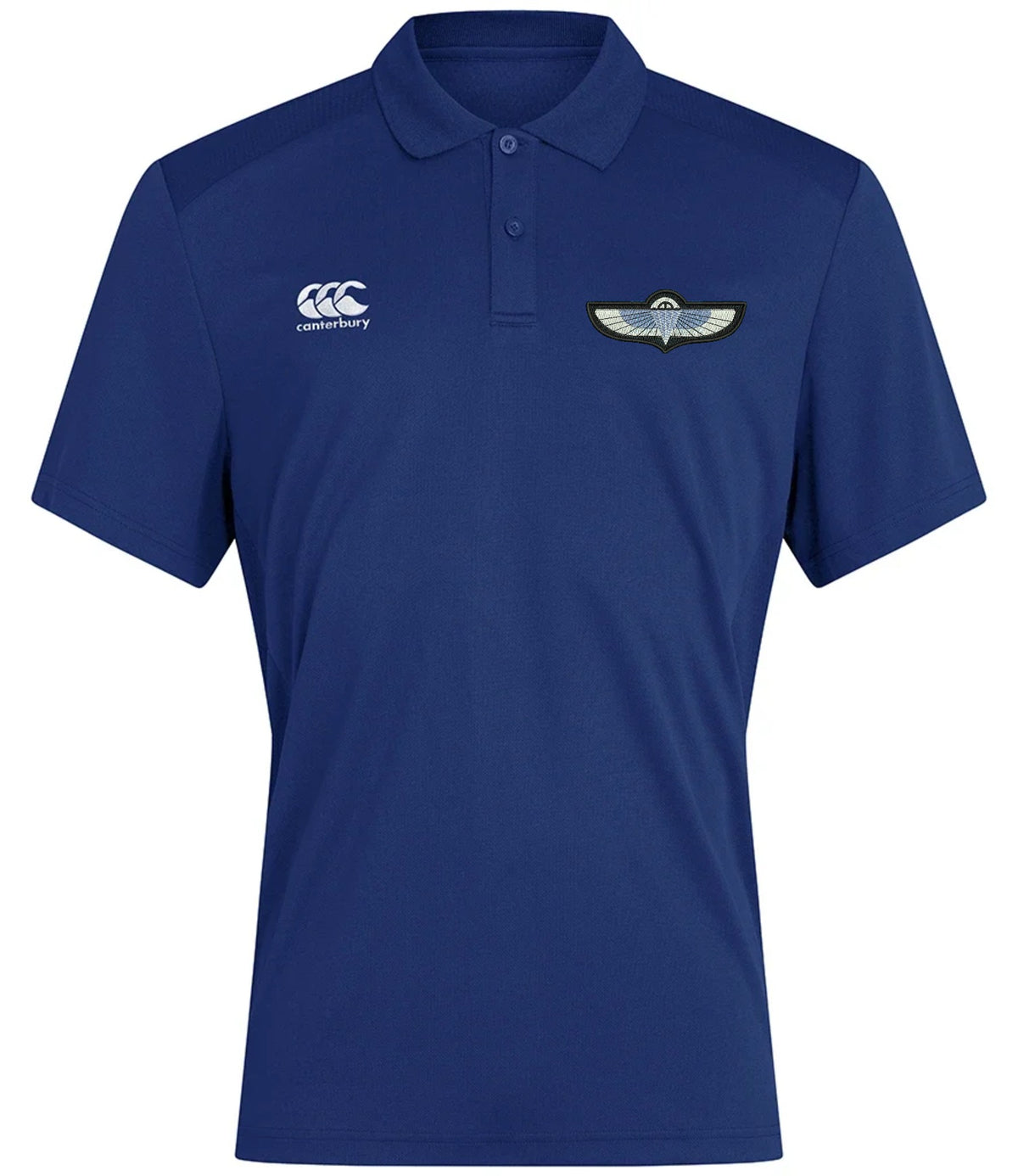 SAS Parachute Wings Canterbury Club Dry Polo Royal Blue