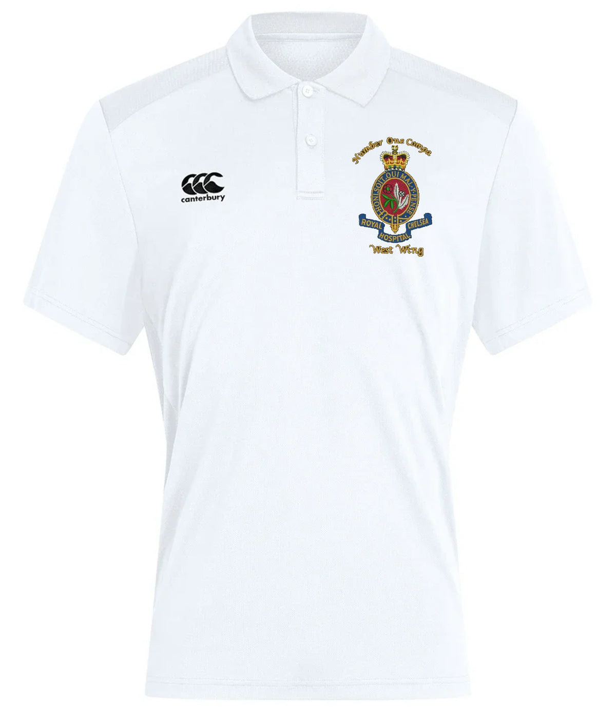 Royal Hospital Chelsea Canterbury Club Dry Polo White