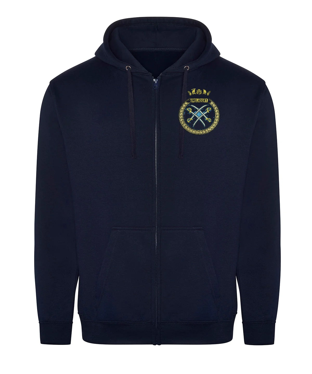 HMS Onslaught Veteran Zipped Hoodie