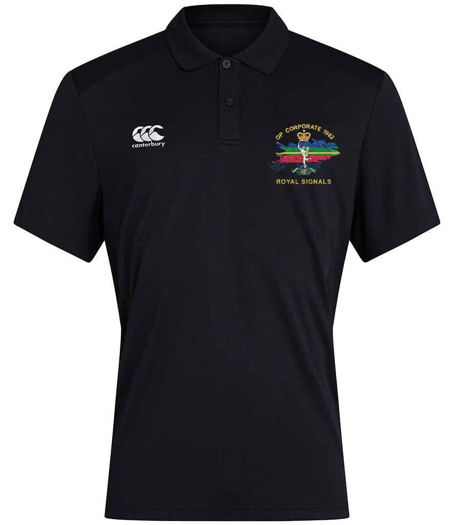 Op Corporate Royal Signals Canterbury polo in Black