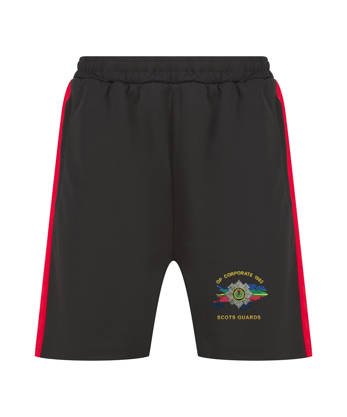 Op Corporate Scots Guards Shorts black and red