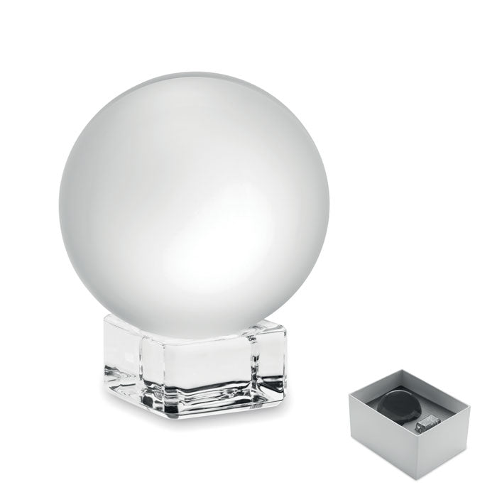 Engraved Glass Round Award