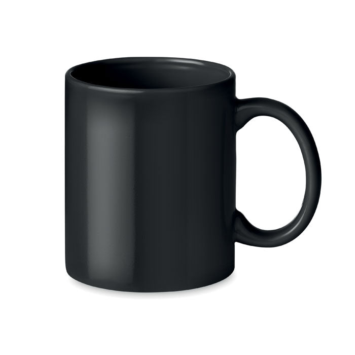 Engraved Ceramic Mug 300ml, Black