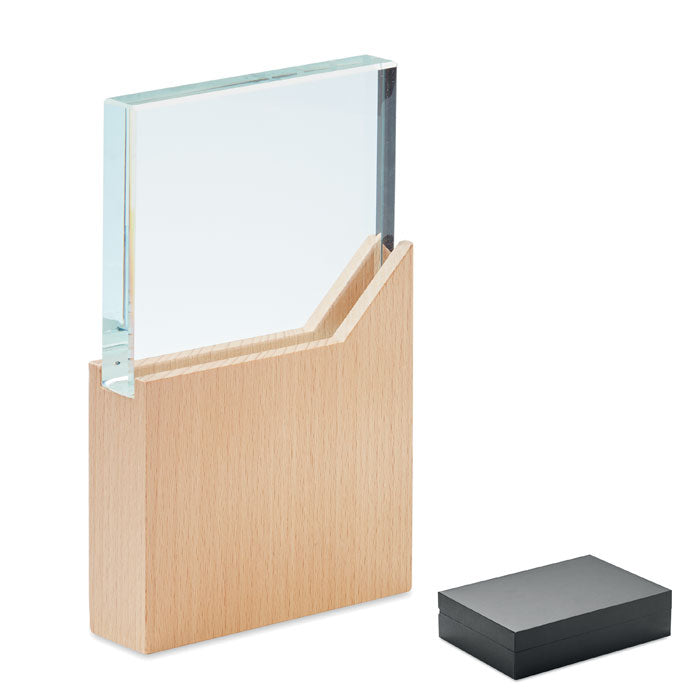 Engraved Wooden Award Plaque