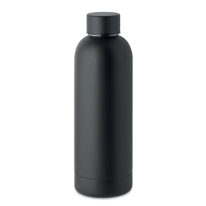 Engraved Double Wall Sports Bottle 500ml, Black