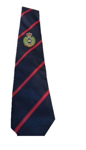 Royal Engineers Cap Badge Tie