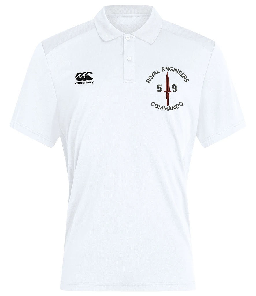 RE 59 Commando Canterbury Club Dry Polo White