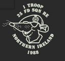 25 Fld Sqn 1 Troop Embroidered T-Shirt