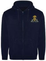 Lancashire Fusiliers Zipped Hoodie