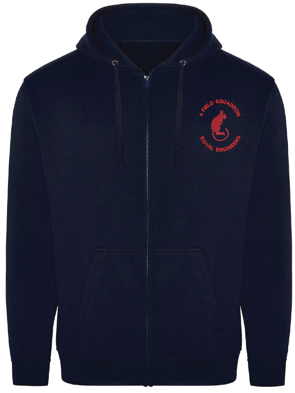 4 Field Sqn Zipped Hoodie