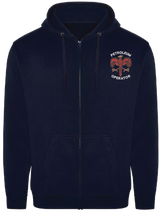 Petroleum Operator Zipped Hoodie