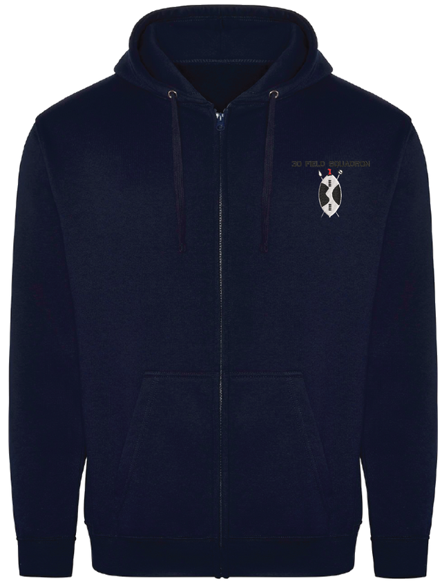 30 Fd Sqn Zipped Hoodie
