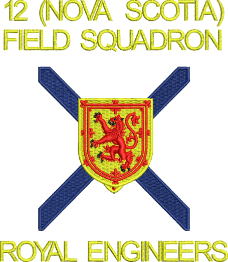 12 FD SQN Embroidered Polo Shirt