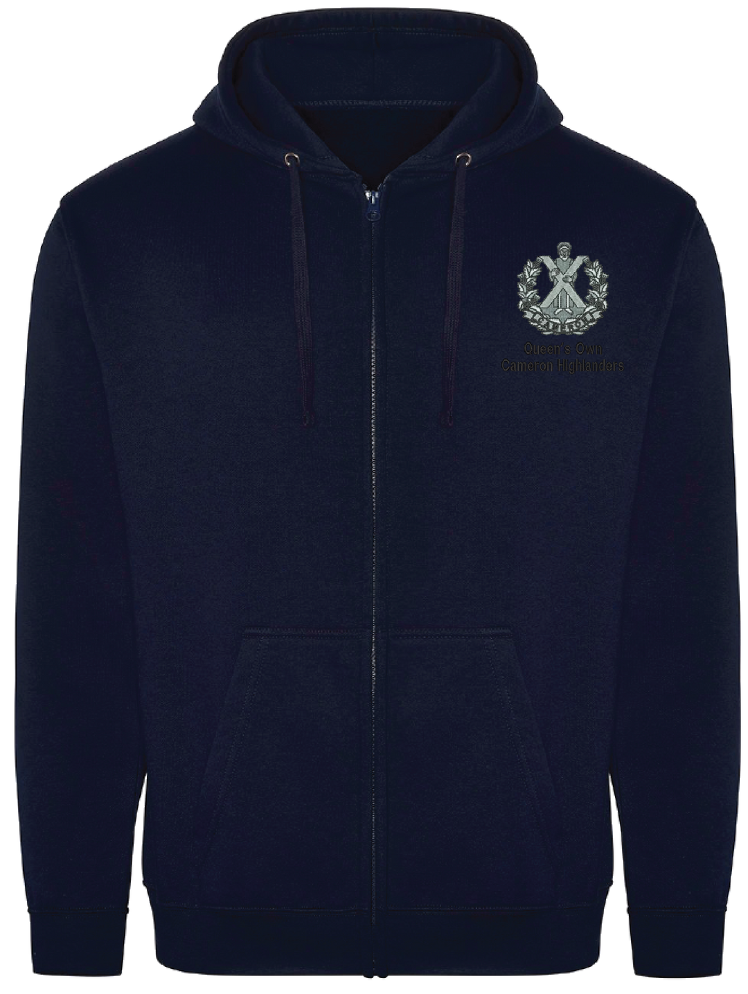 Queen’s Own Cameron Highlanders Zipped Hoodie