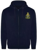 Queen’s Royal Irish Hussars Zipped Hoodie