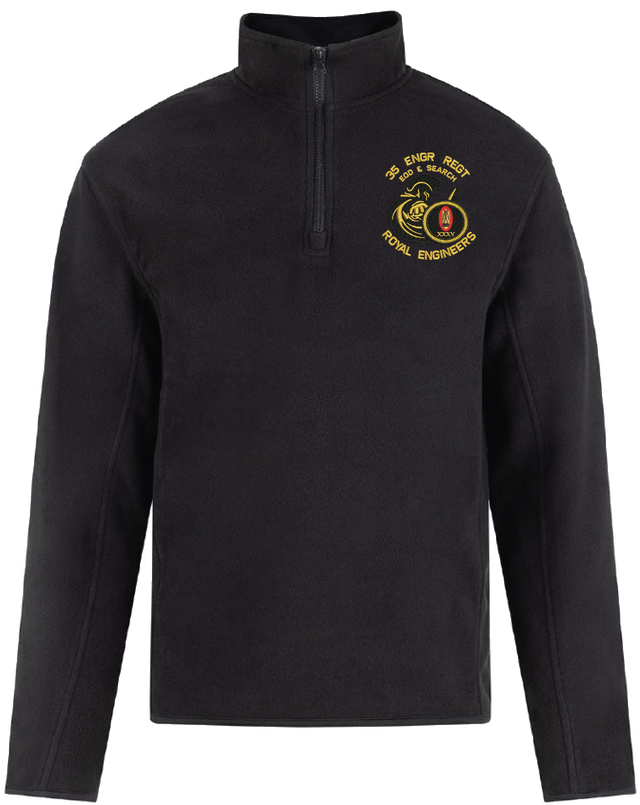 35 Engr Regt EOD Search Quarter Zip Fleece