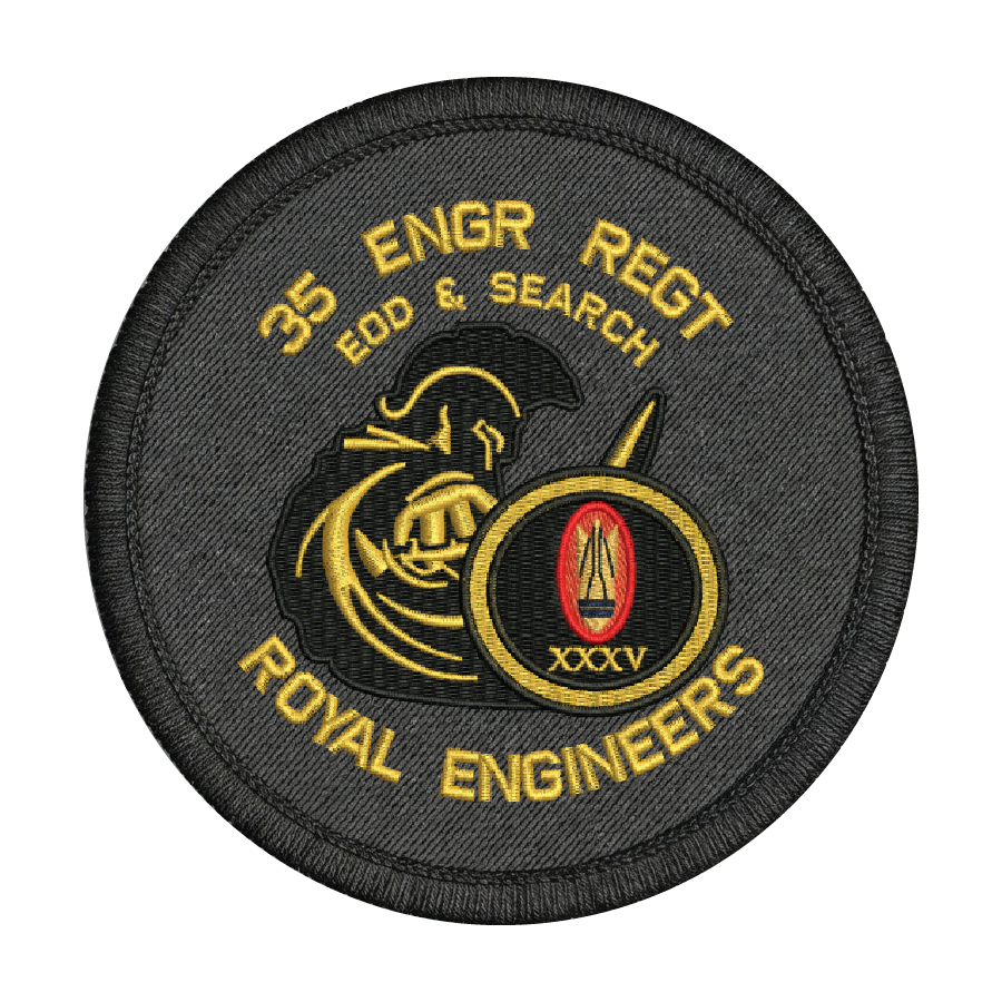35 Engr Regt EOD Search Patch