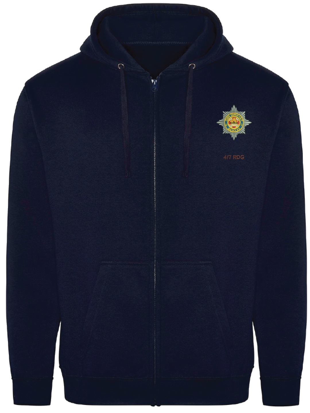 4th/7th Royal Dragoon Guards Zipped Hoodie
