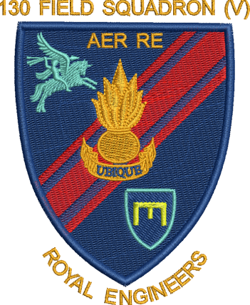 130 Fd Sqn (V) Embroidered Polo