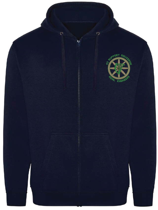 43 Sp Sqn Zipped Hoodie