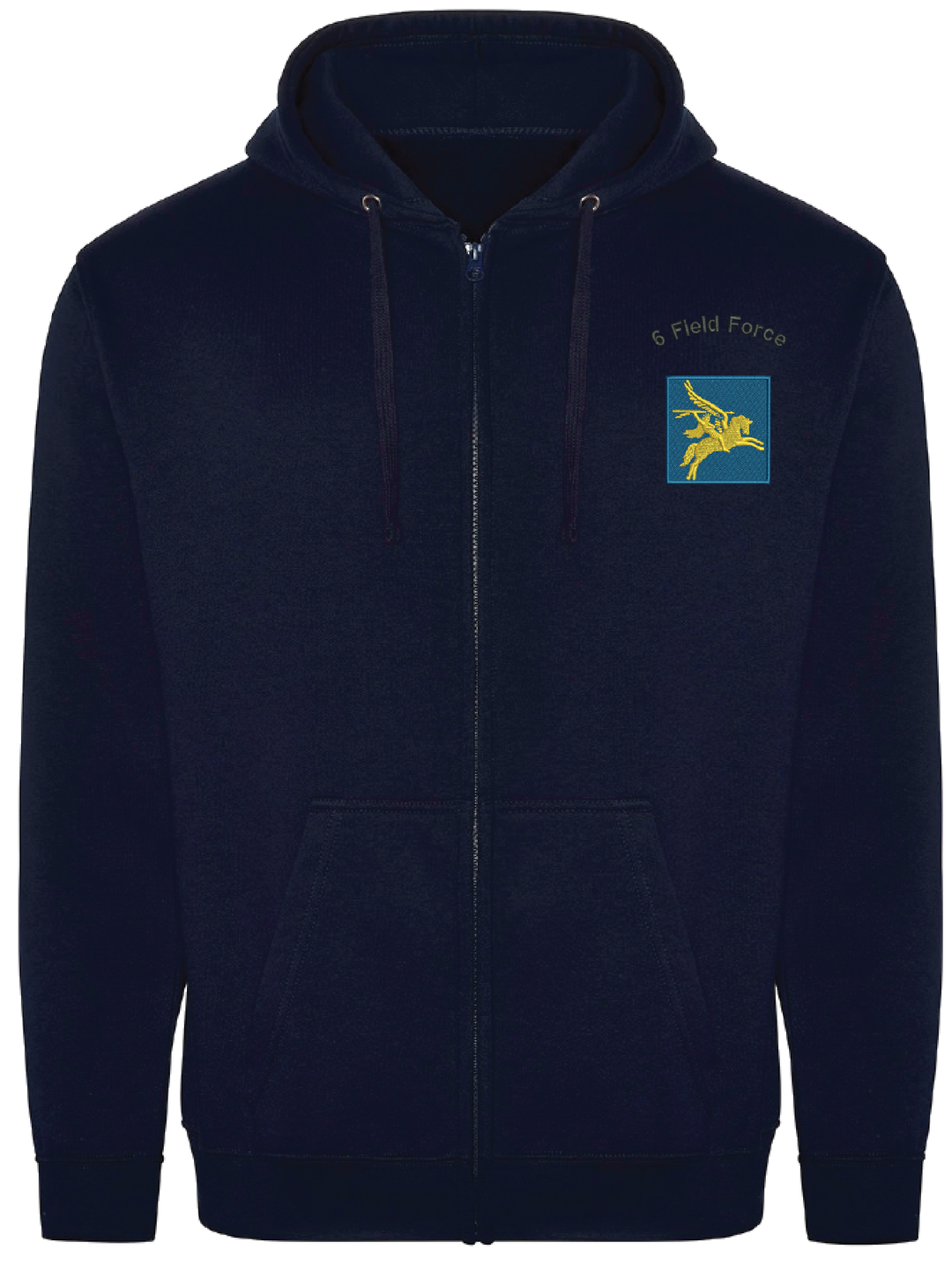 6 Field Force Zipped Hoodie