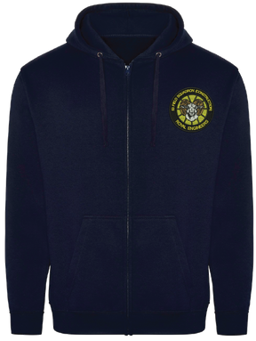 53 Fd Sqn Construction Zipped Hoodie