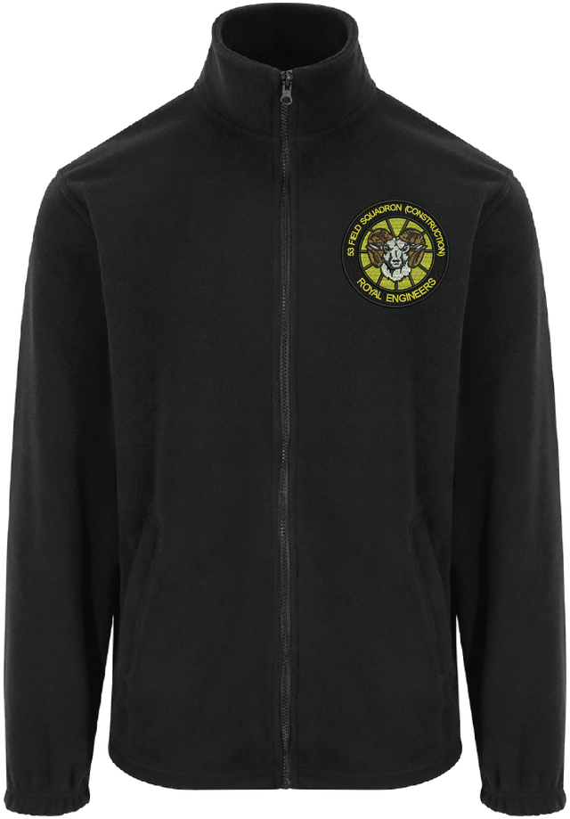 53 Fd Sqn Construction Zipped Fleece