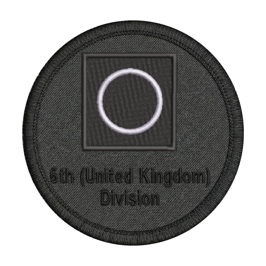 6th United Kingdom Division Patch